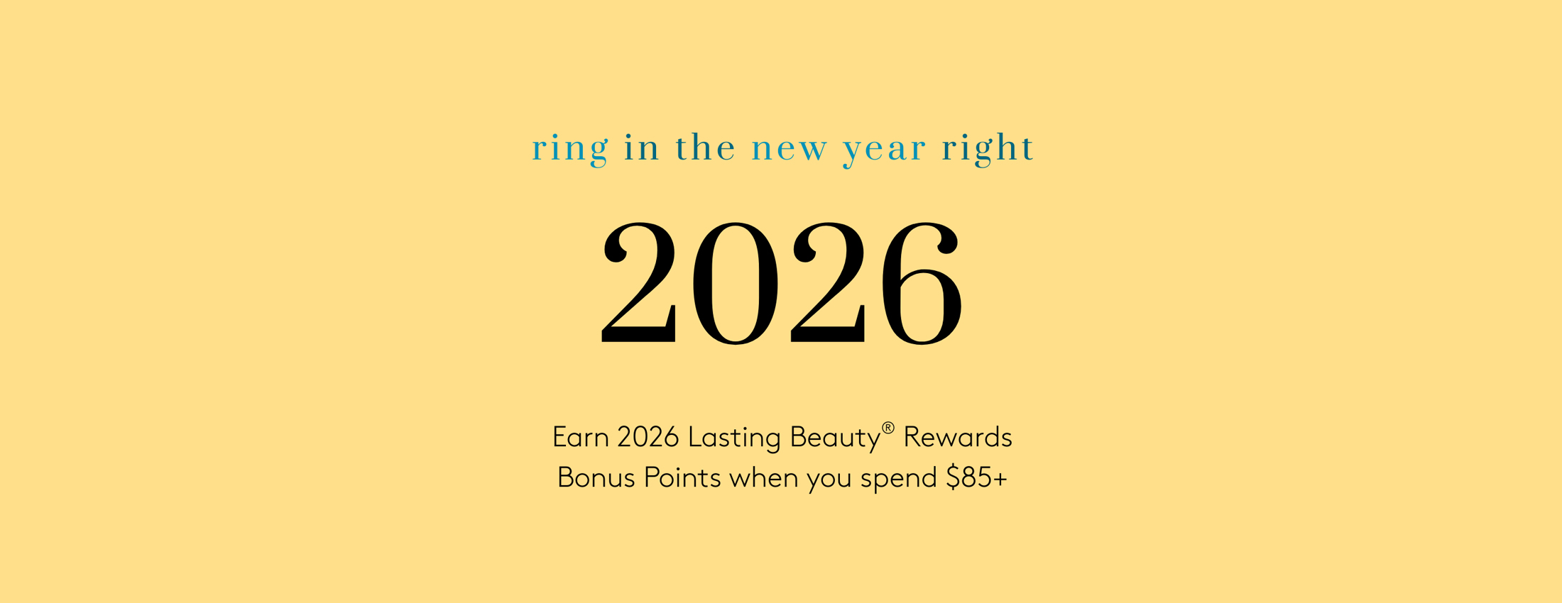 Ring In the New Year With Colorescience Bonus Points